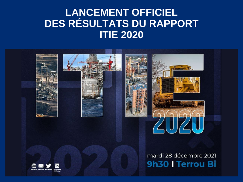 LANCEMENT OFFICIEL DES RÉSULTATS DU RAPPORT ITIE 2020